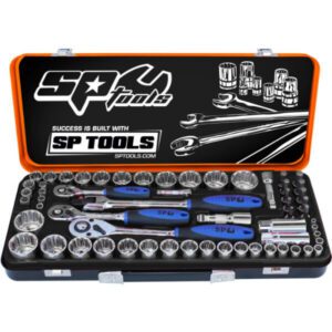 Sp Tools 59Pc 12 Point Multi Drive Metric Sae Socket Set Sp20280