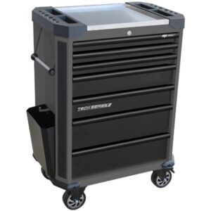 "SP Tools SP42255D Tech Series 7-Drawer Roller Cabinet - Diamond Black"